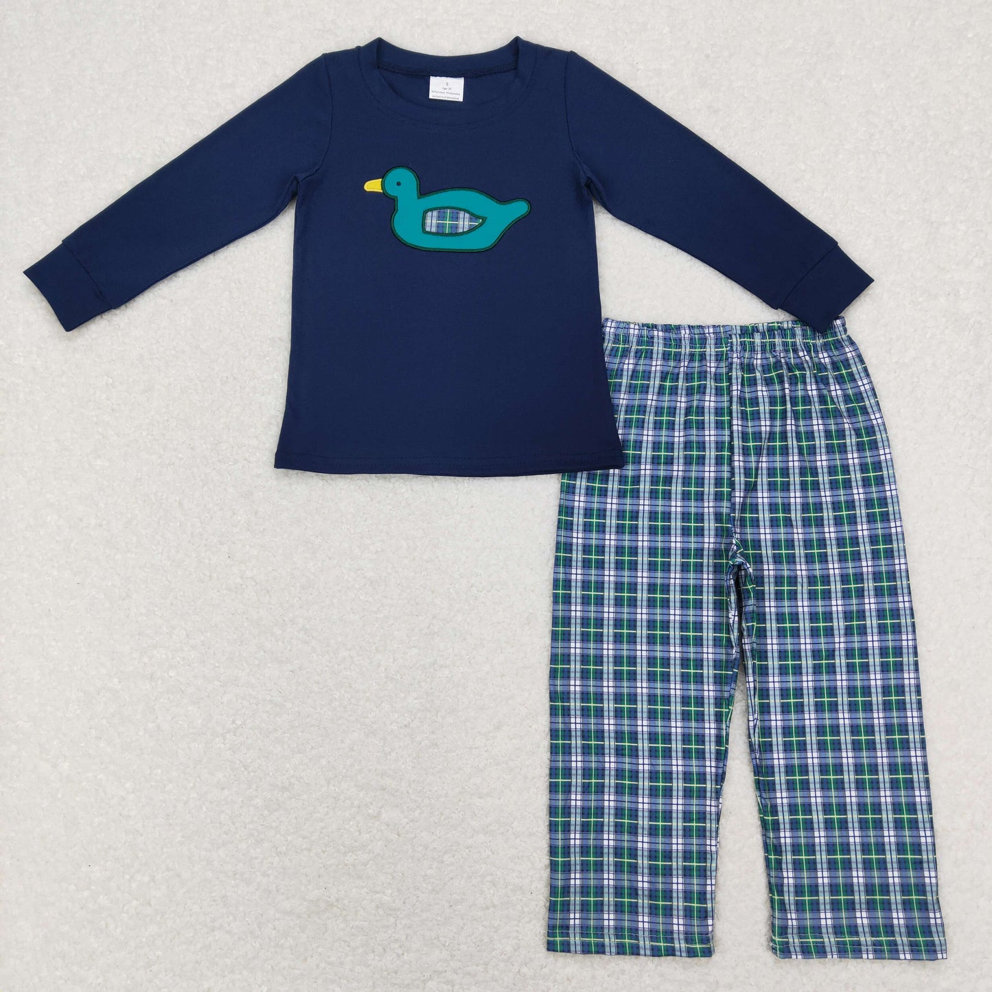 BLP0440 duck embroidery RTS boy outfit 202401