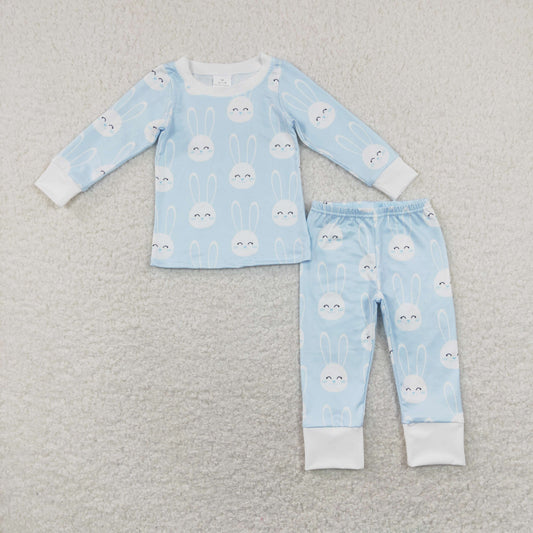 BLP0457 RTS Easter boys pajamas love outfit 202401