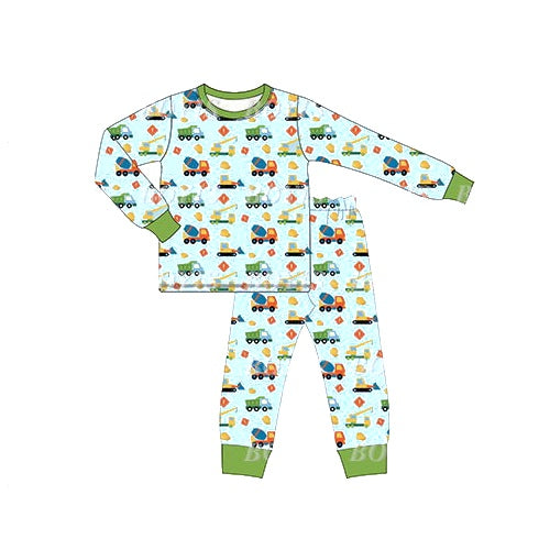 BLP0472 preorder digger car boy pajamas outfit 202405