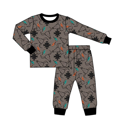 BLP0481 preorder western cow boy pajamas outfit 202405