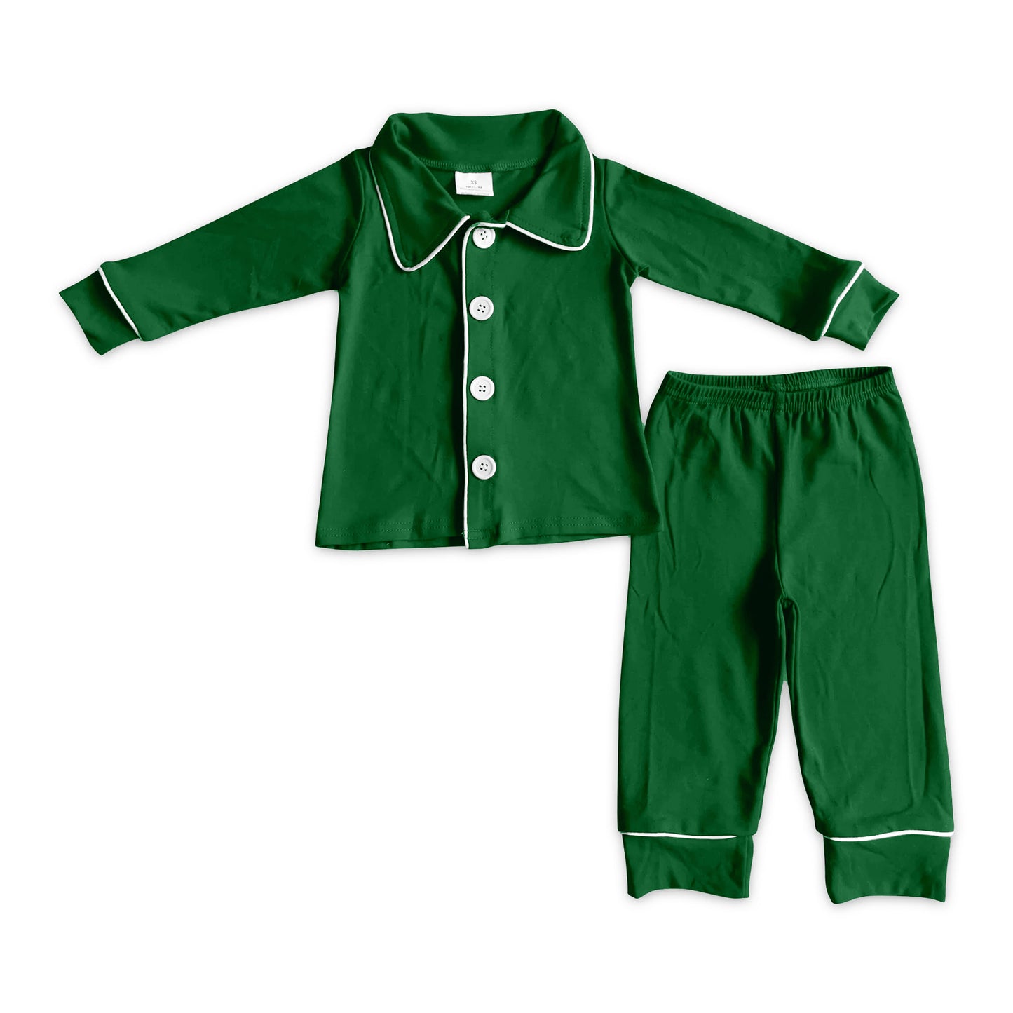 BLP0485cotton solid Christmas  boy pajamas outfit preorder 202405