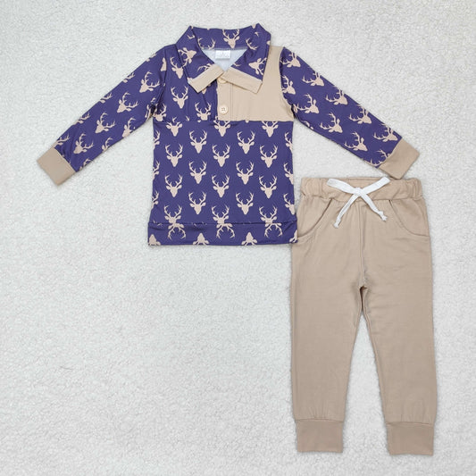 BLP0494 western deer boy outfit 202407 RTS