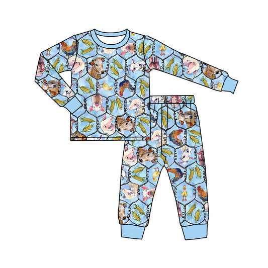 BLP0501 preorder western cpw sheep boy pajamas outfit 202405