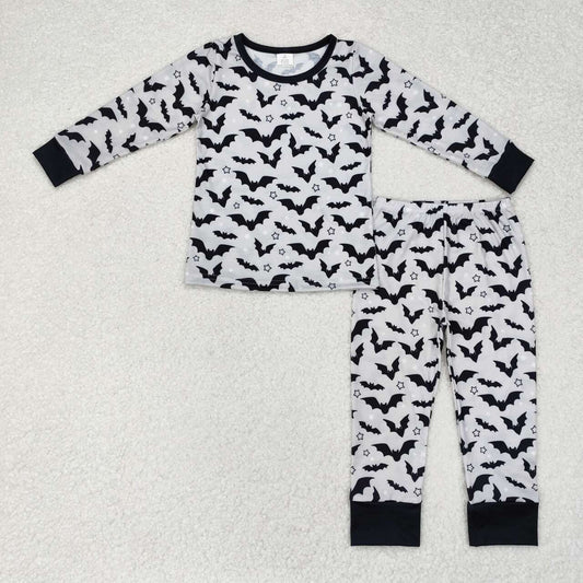 BLP0520 Bamboo Halloween bat pajamas boy outfit 202407