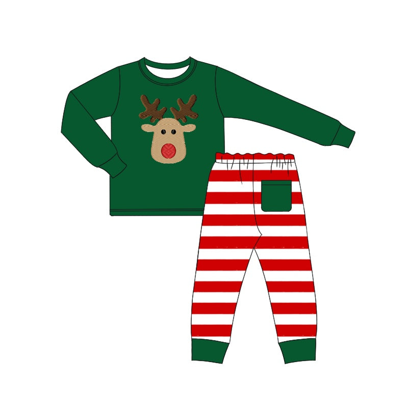 BLP0536 Christmas deer boy outfit preorder 202405