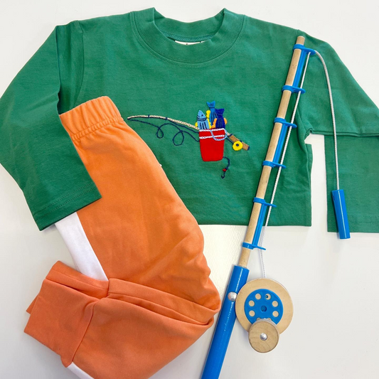 BLP0585  Fishing boy outfit preorder 202406