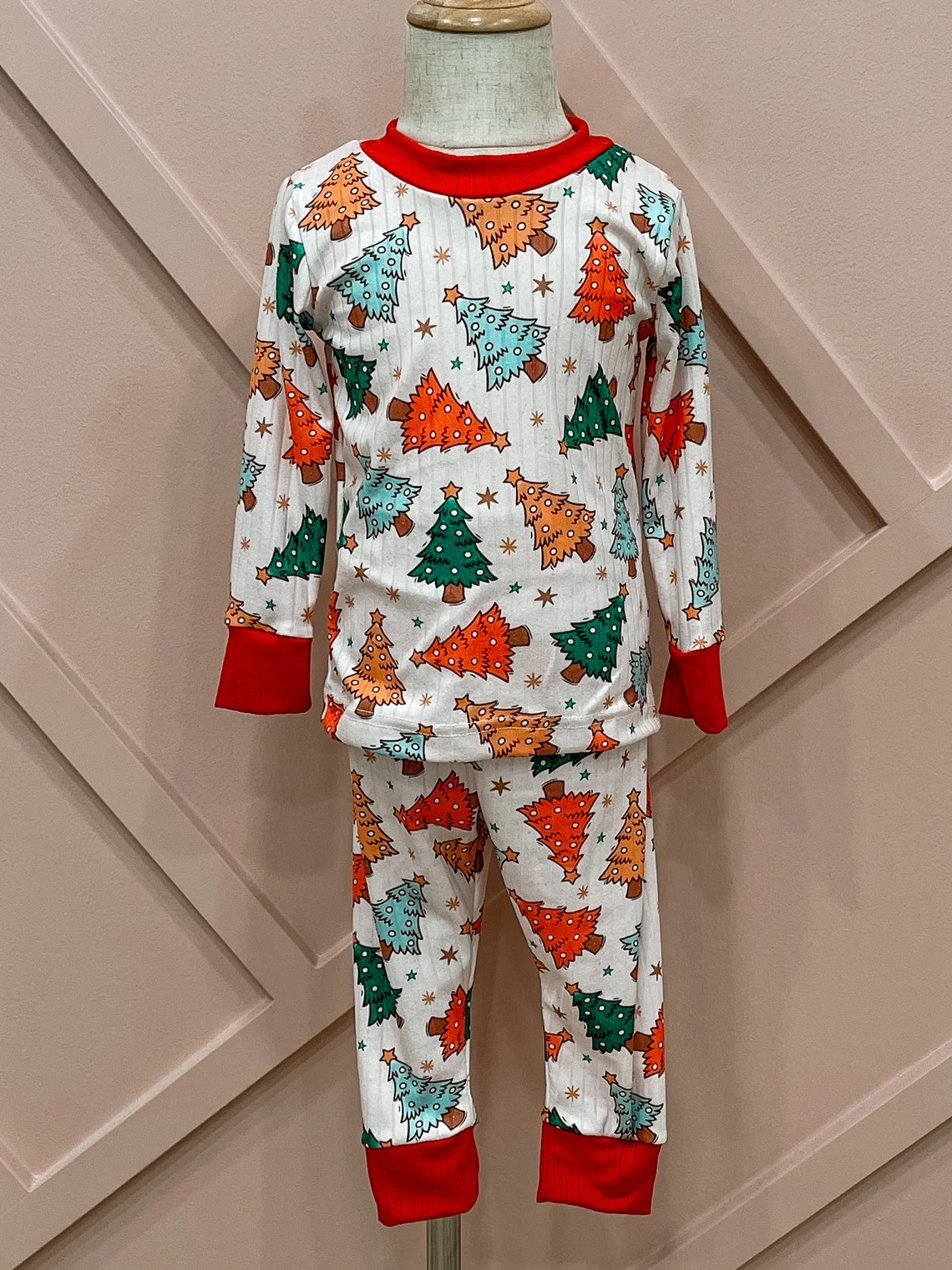 Christmas tree sibling BLP0686 preorder boy pajamas outfit 202407