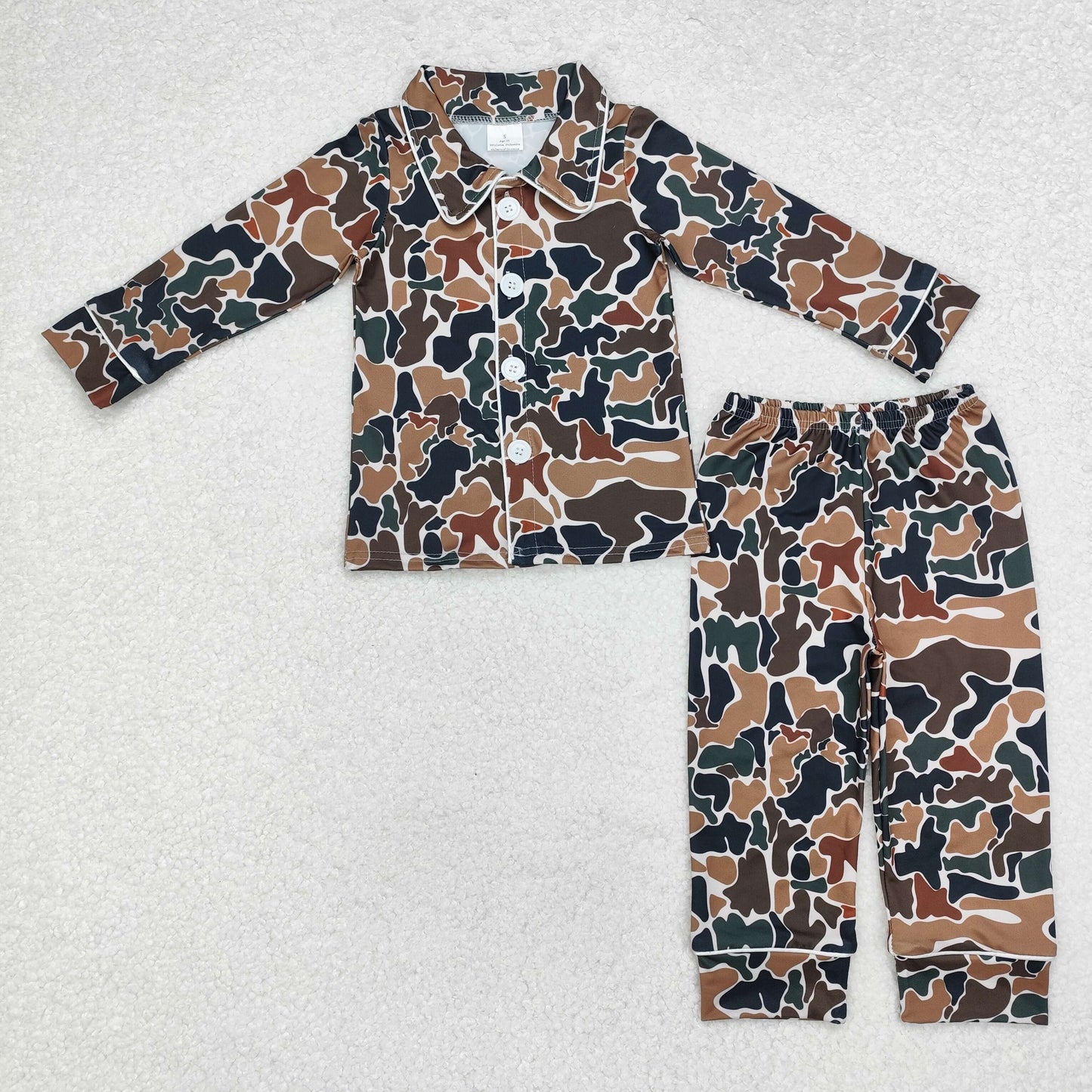 camo sibling BLP0704  boy pajamas outfit 202410 RTS