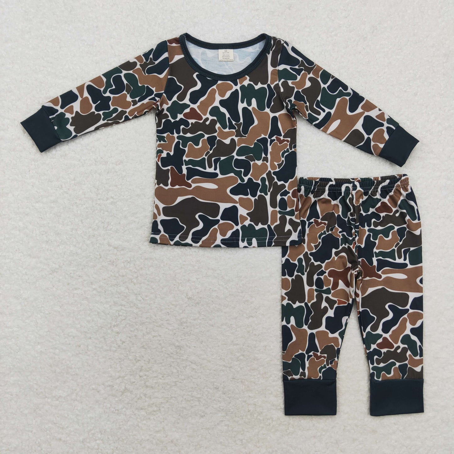 BAMBOO camo sibling  BLP0708 long sleeve children boy outfit pajamas  202408 RTS