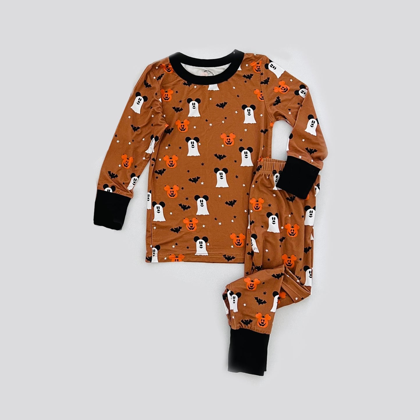 Halloween mouse boo  sibling  BLP0711 long sleeve children boy outfit pajamas preorder 202407