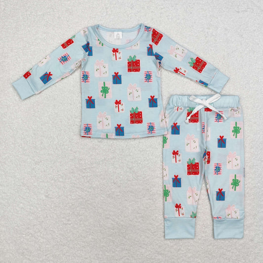 BAMBOO BLP0716 Christmas gift long sleeve children boy outfit pajamas  202408