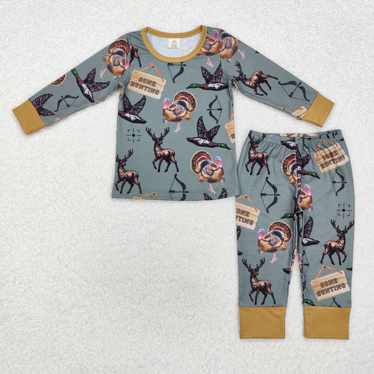 -BAMBOO BLP0819 r hunting  boy pajamas outfit 202409 rts