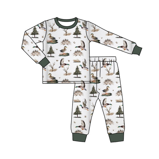 BLP0823 sibling Christmas duck preorder boy pajamas outfit 202408