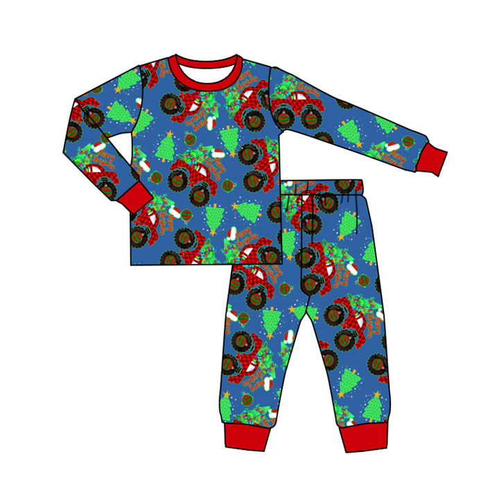 BLP0827 sibling Christmas tree dirty bike preorder boy pajamas outfit 202408