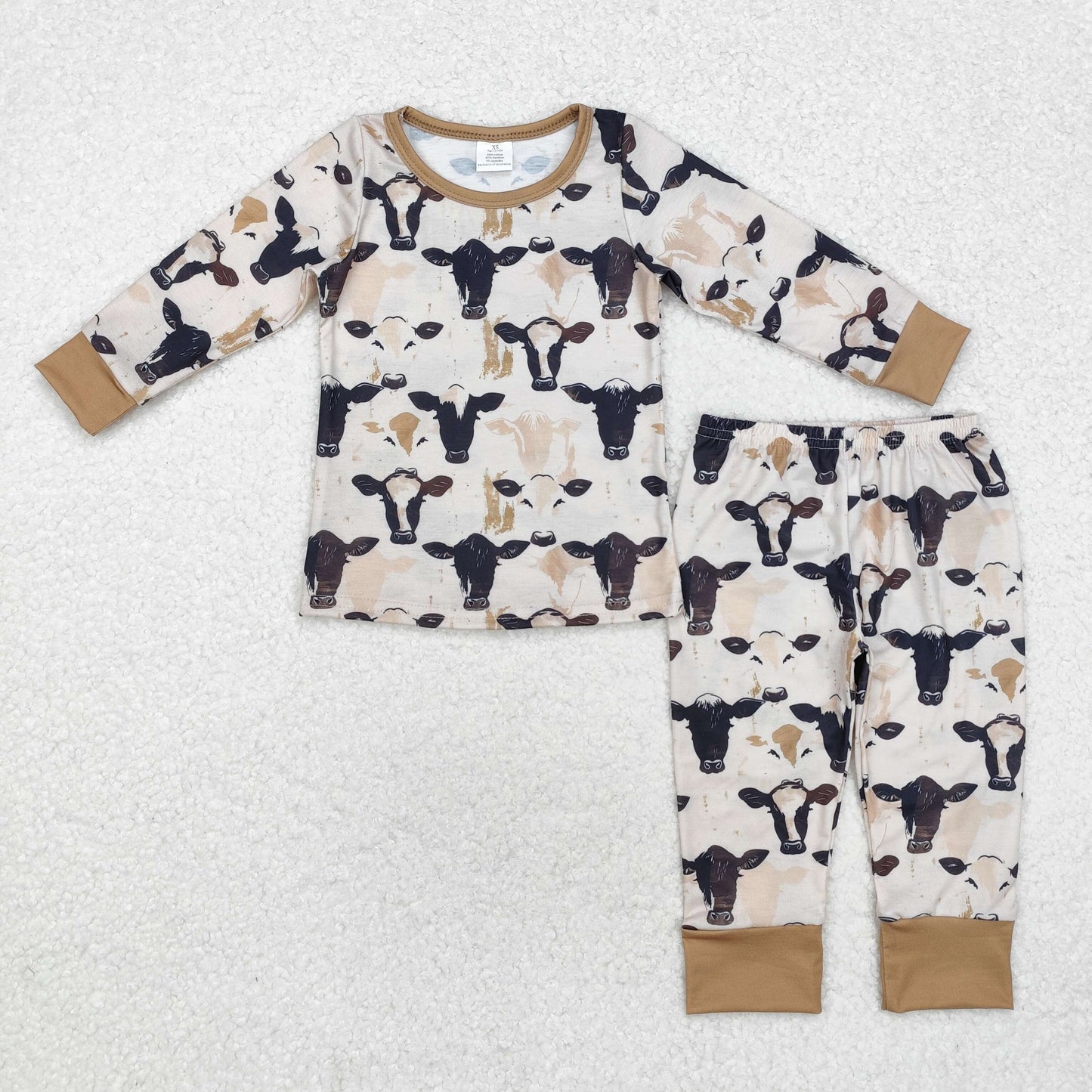 BAMBOO BLP0860  cow hunting  boy pajamas outfit 202410 RTS