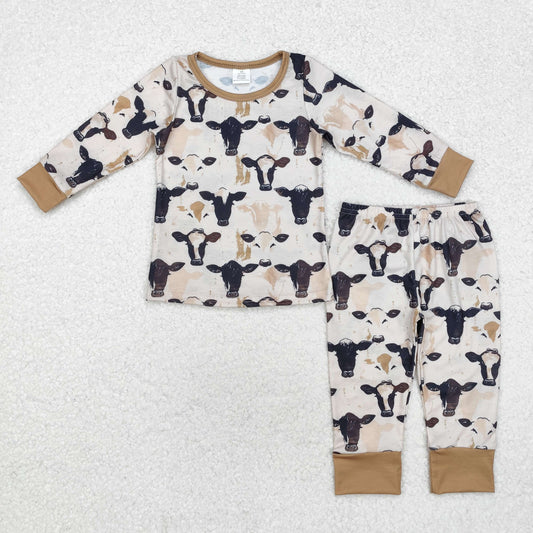 BAMBOO BLP0860  cow hunting  boy pajamas outfit 202410 RTS