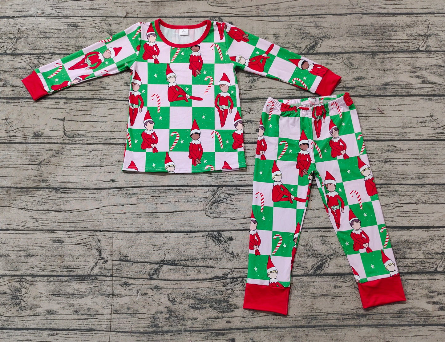 BLP0875  Christmas elf boy outfit preorder 202409 sibling