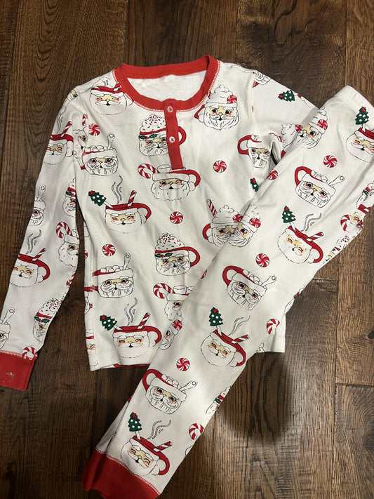 BLP0921  preorder Christmas santa cup western  boy pajamas outfit 202408