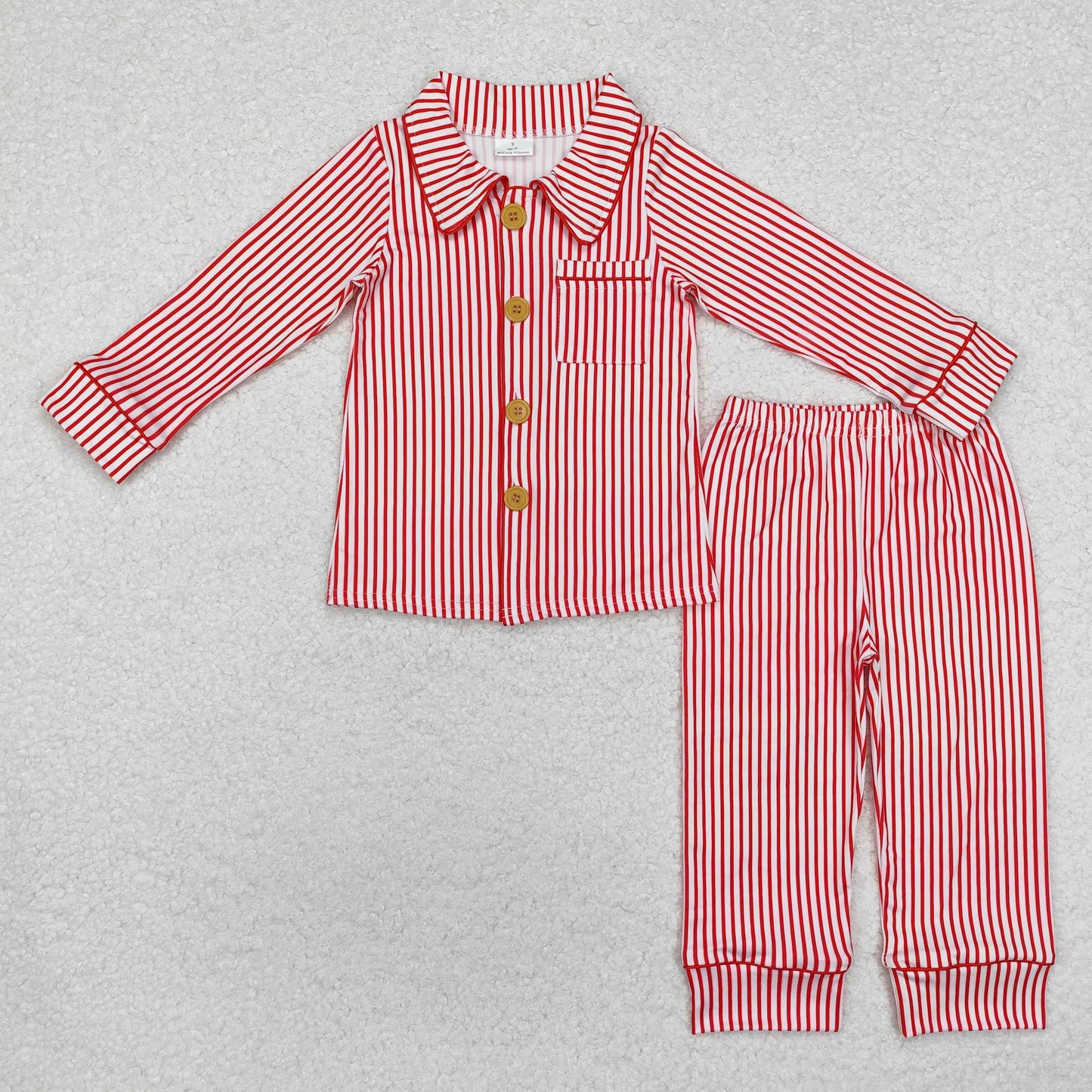 BLP0980 girl long sleeve girl pink stripe outfit（复制）