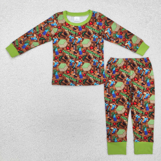 BLP1024 cartoon love Valentine‘s Day boy outfit pajamas  202411 RTS