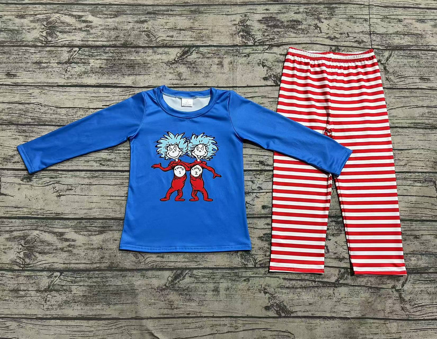 BLP1027 thing reading boy outfit pajamas  202412 preorder