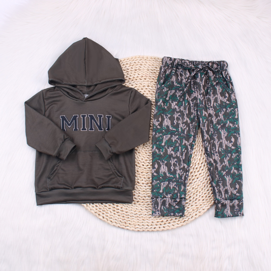 BLP1033 camo mini hoodie  preorder boy outfit 202410 sibling