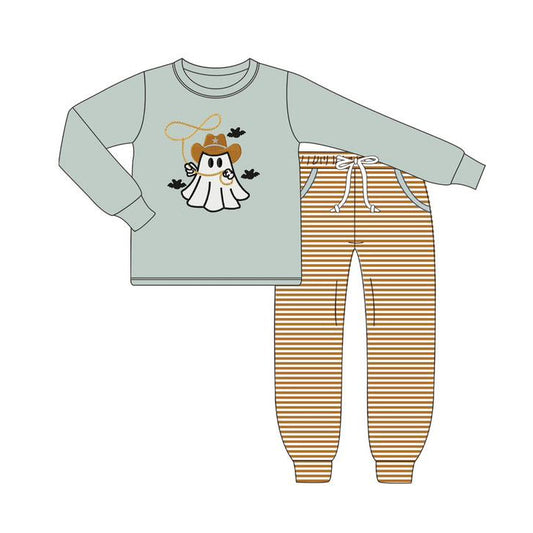 BLP1080 boo Halloween preorder western  kids outfit 202505