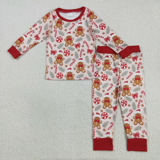 BLP1093  Christmas gingerbread  western  boy  outfit 202507 preorder