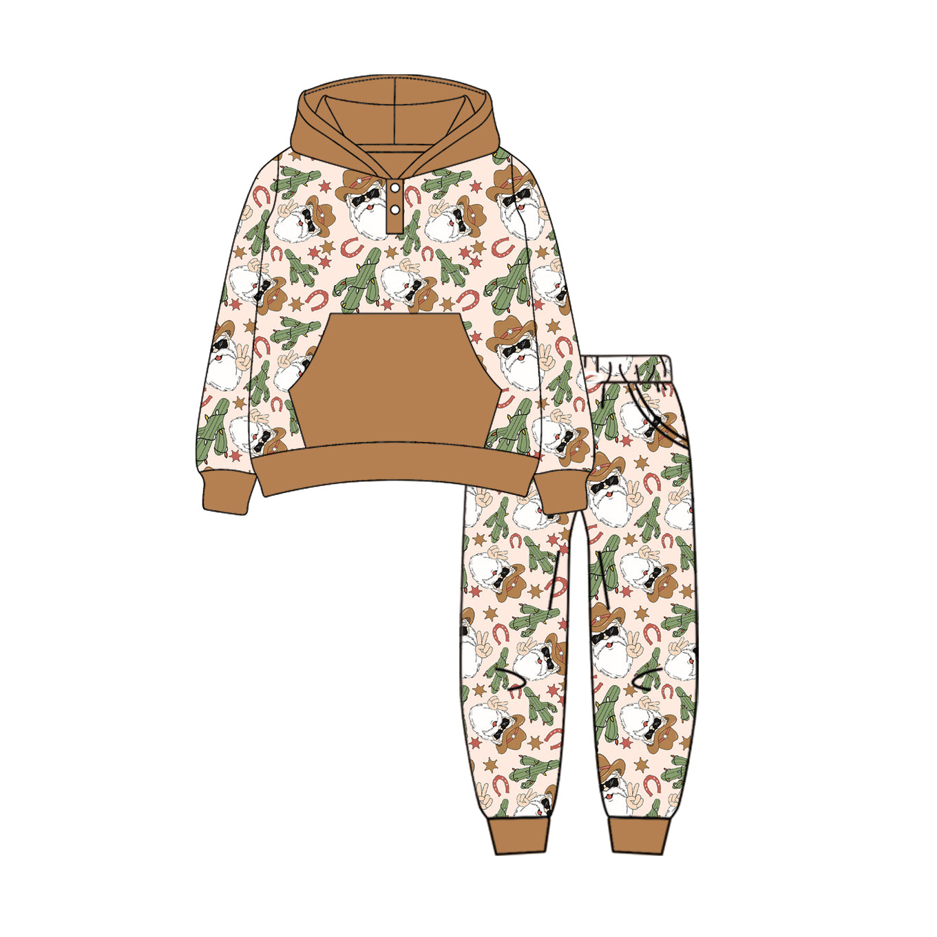 BLP1107 western Christmas boy  outfit 202506 preorder
