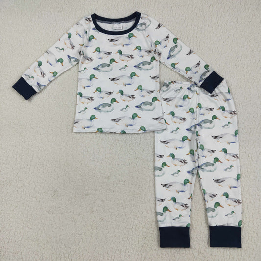 BLP1121 duck western  kids boy pajamas outfit 202507 RTS