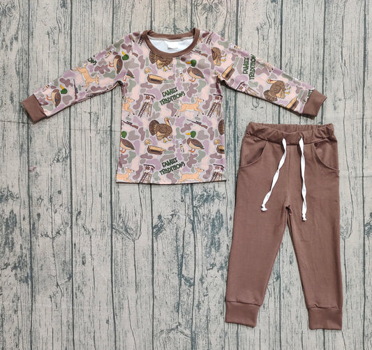 BLP1178 duck deer camo western  BOY outfit 202509 preorder