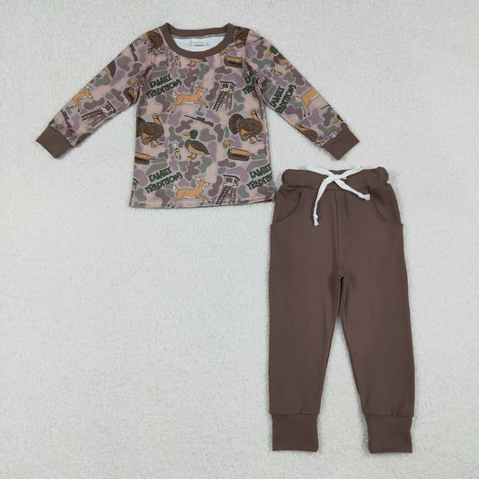 BLP1178 duck deer camo western  BOY outfit 202509 RTS