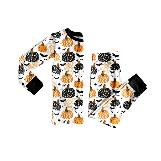 BLP1214 pumpkin boy pajamas sibling outfit 202508 preorder