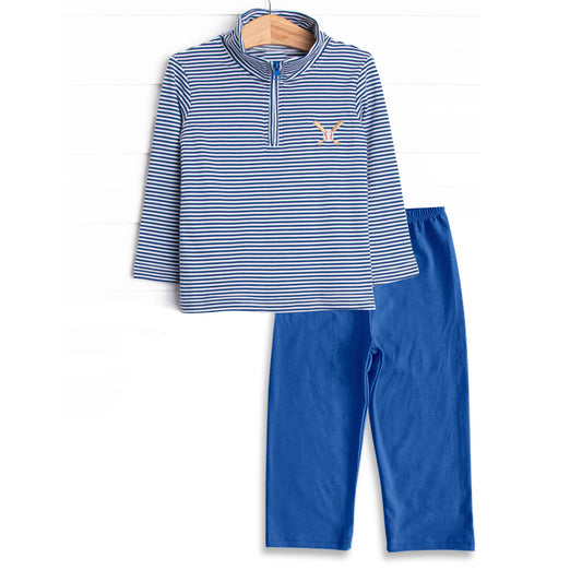 BLP1220 Baseball western boy outfit 202508  RTS