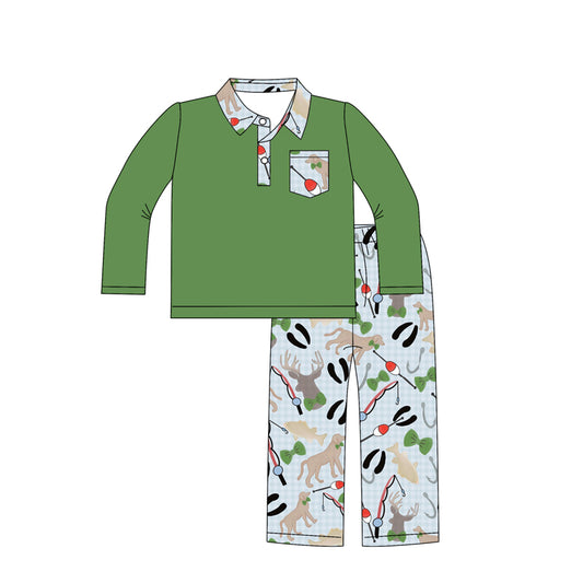 BLP1221 Fish deer  western boy outfit 202508 PREORDER