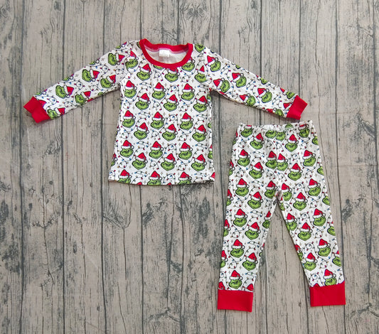BLP1225 Christmas grinch western boy outfit 202508 PREORDER