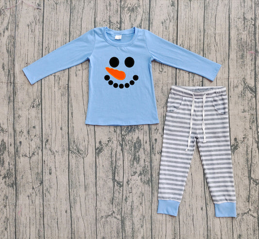 BLP1231 snowman western  boy outfit 202508 preorder