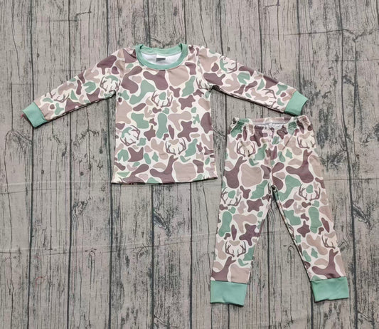 BLP1232 camo girl  western pajamas  girl outfit 202508 preorder