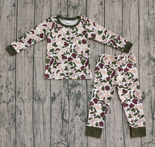 BLP1234 camo pajamas boy outfit 202508 preorder