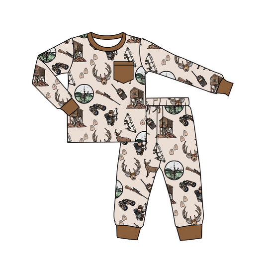 BLP1236 hunting camo pajamas boy outfit 202508 preorder