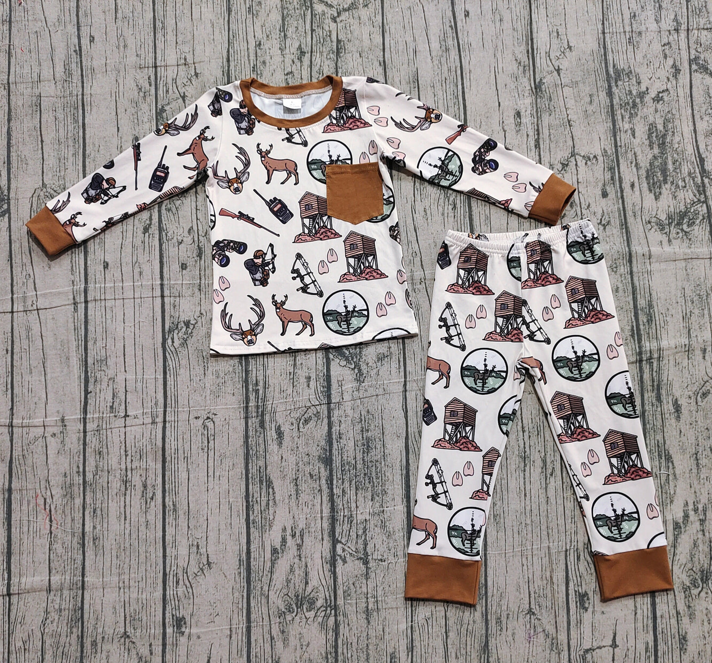 BLP1236 hunting camo pajamas boy outfit 202510 preorder