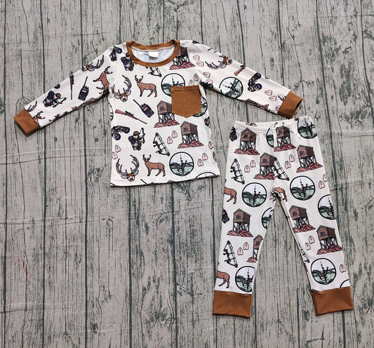 BLP1236 hunting camo pajamas boy outfit 202510 preorder