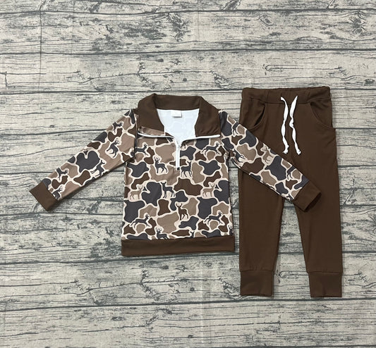 BLP1270 deer camo  pajamas BOY outfit 202509 preorder