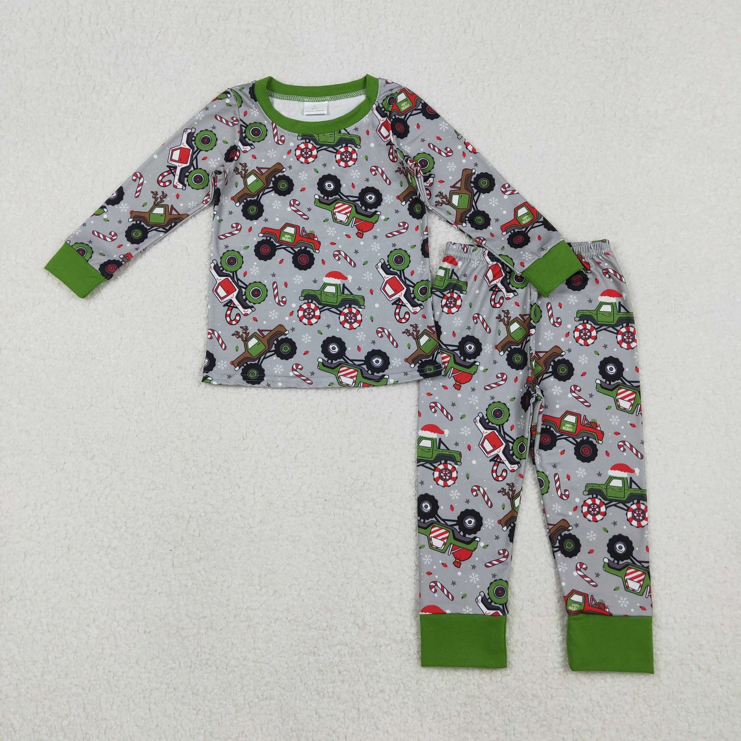 BLP1286 Christmas MERRY CAR pajamas BOY outfit 202510 RTS
