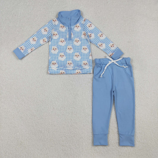 BLP1295-XS-3XL Christmas santas boy outfit 202509  RTS