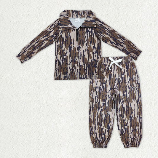 BLP1321 组 camo sibling  boy outfit 202510 RTS