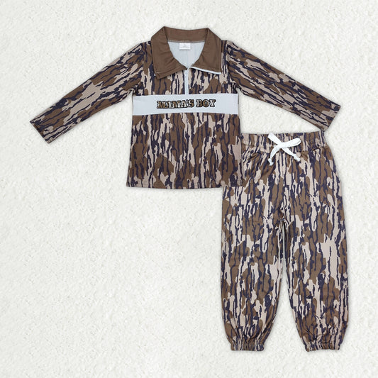 BLP1322组合 mama's boy camo sibling  boy outfit 202510 RTS