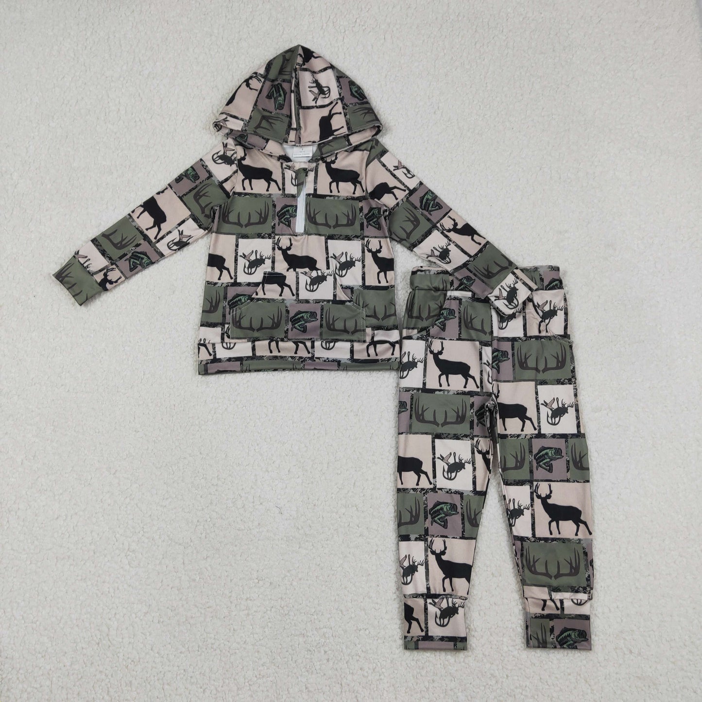 BLP1368 hoodie camo sibling  boy outfit 202512 RTS