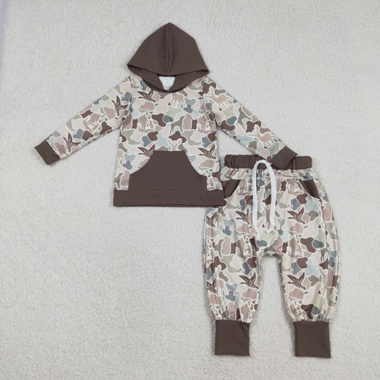 BLP1403 duck hoodie camo sibling  boy outfit 202512 RTS