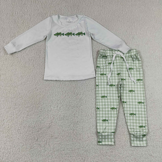 BLP1425 Fish  boy pajamas outffit RTS 202708